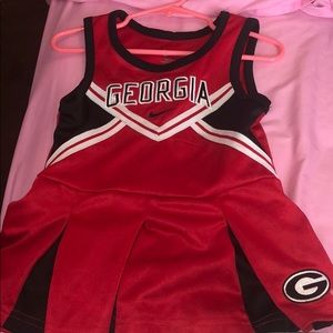 Girls 2t Nike cheer dress GA bulldogs